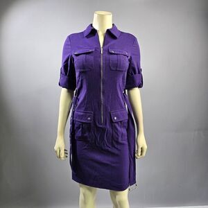 Michael Kors Elegant Purple Dress R14